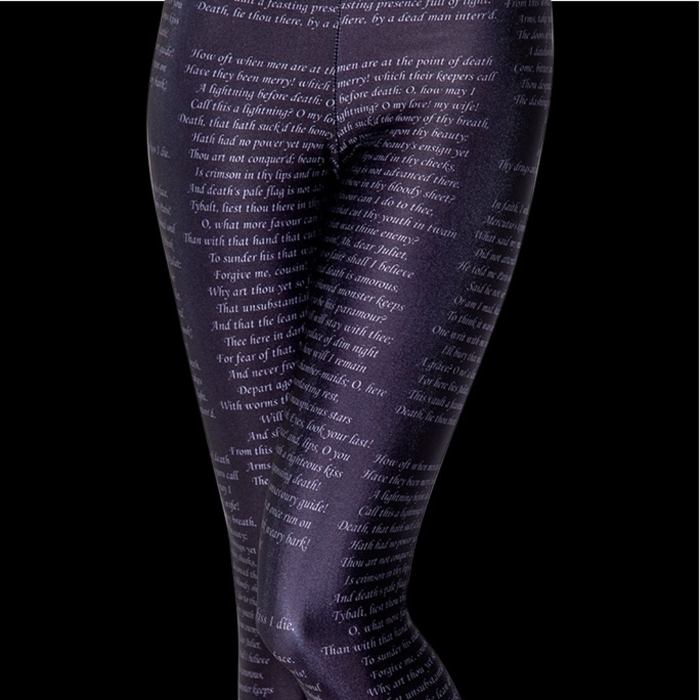 Blackmilk Romeo and Juliet leggings museum piece